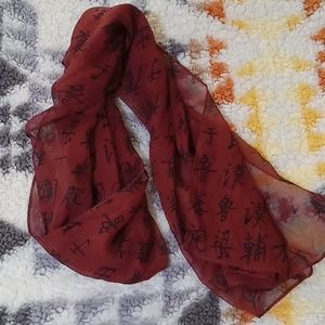 silk scarf